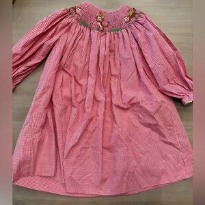 Smocked Christmas Dress 2t